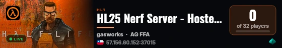 HL25 Nerf Server - Hosted By DiegoDA live status badge
