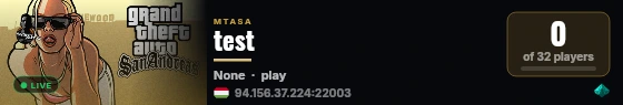 test live status badge
