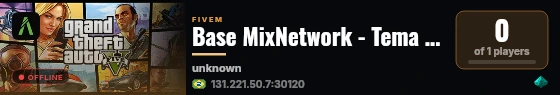 Base MixNetwork - Tema São Paulo live status badge