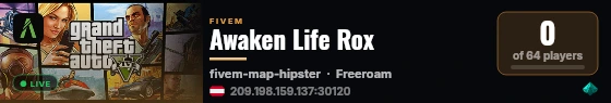 Awaken Life Rox live status badge