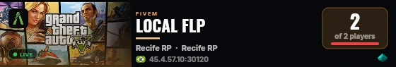 LOCAL FLP live status badge
