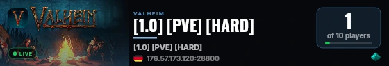 [1.0] [PVE] [HARD] live status badge