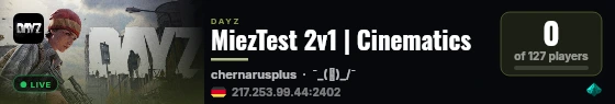 MiezTest 2v1 | Cinematics live status badge