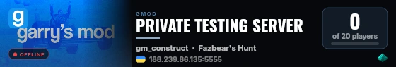 PRIVATE TESTING SERVER live status badge