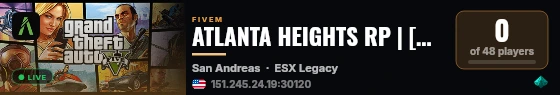 ATLANTA HEIGHTS RP | [ATLANTA HEIGHTS] live status badge