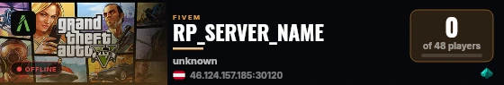 RP_SERVER_NAME live status badge