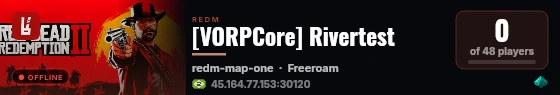 [VORPCore] Rivertest live status badge