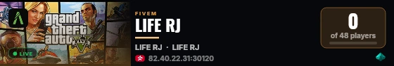LIFE RJ live status badge