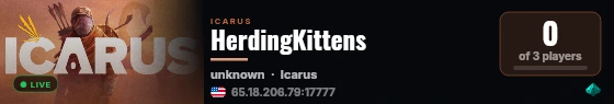 HerdingKittens live status badge