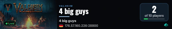 4 big guys live status badge