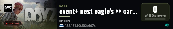 event+ nest eagle's >> cars+ >> pve >> safe haven #2 live status badge