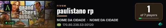 paulistano rp live status badge