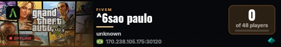 ^6sao paulo live status badge