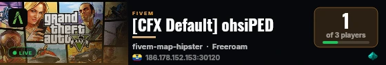 [CFX Default] ohsiPED live status badge