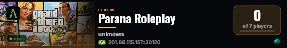 Parana Roleplay live status badge