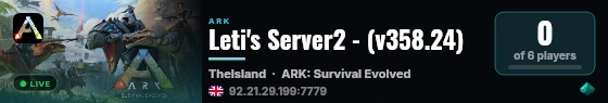Leti's Server2 - (v358.24) live status badge