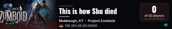This is how Sbu died live status badge