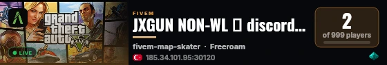 JXGUN NON-WL ★ discord.gg/jxgun live status badge