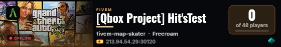 [Qbox Project] Hit'sTest live status badge