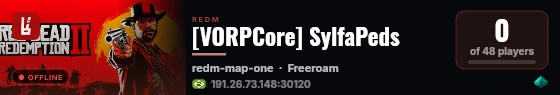 [VORPCore] SylfaPeds live status badge