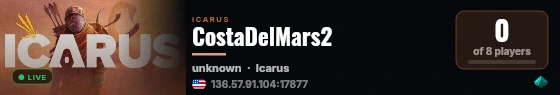 CostaDelMars2 live status badge