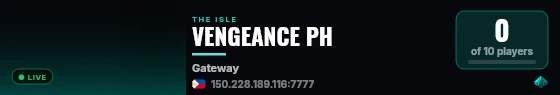 VENGEANCE PH live status badge
