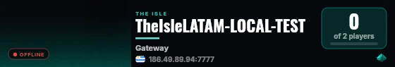 TheIsleLATAM-LOCAL-TEST live status badge