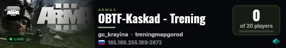 OBTF-Kaskad - Trening live status badge