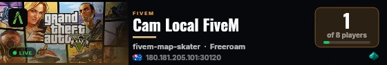 Cam Local FiveM live status badge