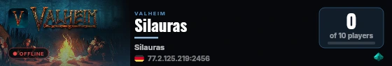 Silauras live status badge