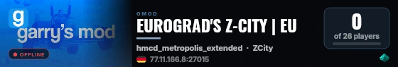 EUROGRAD'S Z-CITY | EU live status badge
