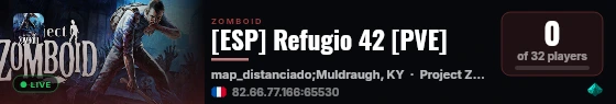 [ESP] Refugio 42 [PVE] live status badge