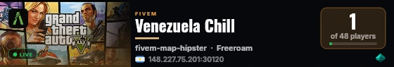 Venezuela Chill live status badge