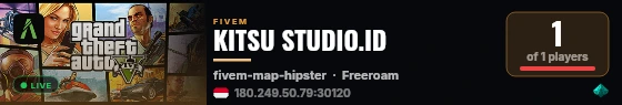 KITSU STUDIO.ID live status badge