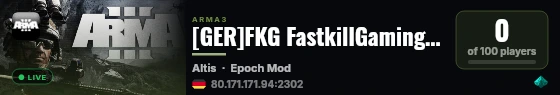 [GER]FKG FastkillGaming TestServer|Loot+|Vehicle+ live status badge