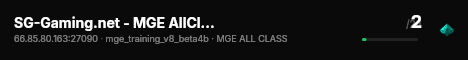SG-Gaming.net - MGE AllClass/NoElo live status badge