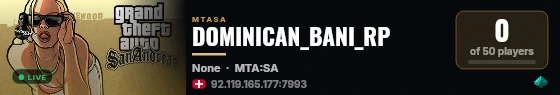 DOMINICAN_BANI_RP live status badge