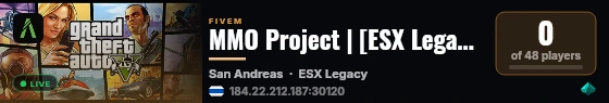 MMO Project | [ESX Legacy] live status badge