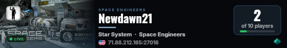 Newdawn21 live status badge