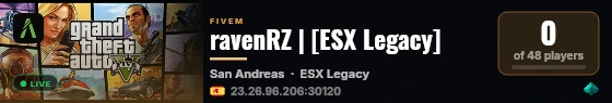 ravenRZ | [ESX Legacy] live status badge