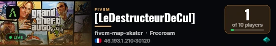 [LeDestructeurDeCul] live status badge