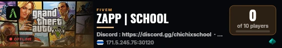 ZAPP | SCHOOL live status badge