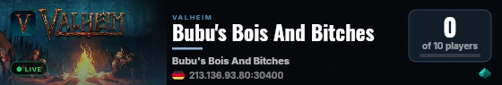 Bubu's Bois And Bitches live status badge