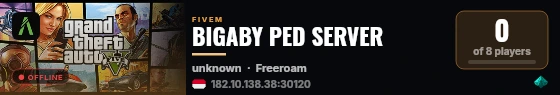 BIGABY PED SERVER live status badge