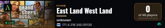 East Land West Land live status badge
