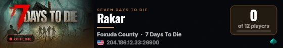 Rakar live status badge