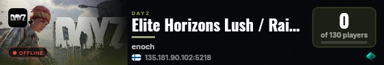 Elite Horizons Lush / Raids / Quests / Hardcore Mode live status badge