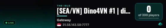 [SEA/VN] Dino4VN #1 | dino4vn.com live status badge