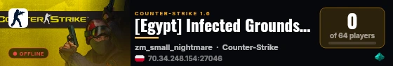 [Egypt] Infected Grounds | Respawn XP live status badge