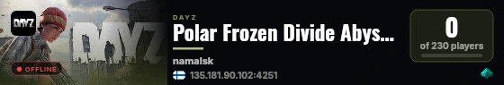 Polar Frozen Divide Abyss - Hardcore Loot PvP X10 Loot Building live status badge